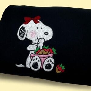 Snoopy Valentines Day Embroidered Sweater